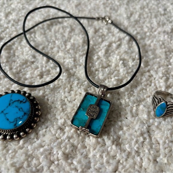 Jewelry - Vintage Collection of Turquoise and Sterling Silver Jewelry